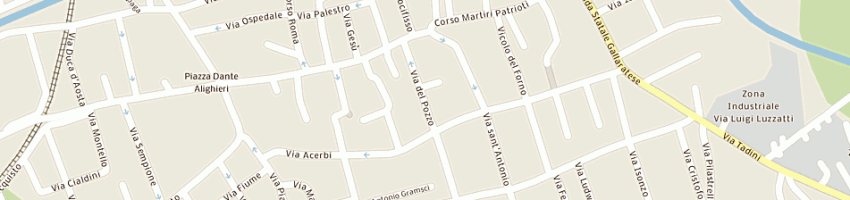 Mappa della impresa casa del popolo (soccooprl) a CASTANO PRIMO