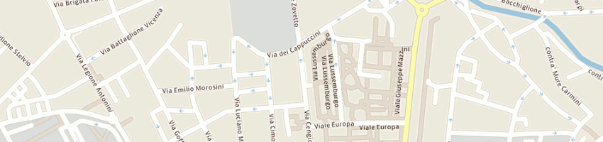 Mappa della impresa arcstudio snc a VICENZA