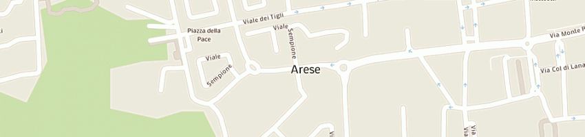 Mappa della impresa amministrazione residence plan di arese a ARESE