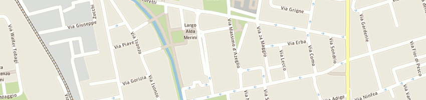 Mappa della impresa gioielleria nival srl a MILANO