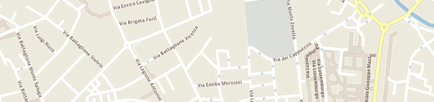 Mappa della impresa dalla via danilo a VICENZA