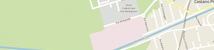 Mappa della impresa village beauty farm srl a CASTANO PRIMO