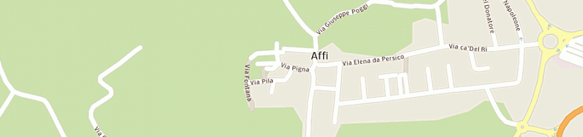 Mappa della impresa trattoria moscal di mascherona alfio a AFFI