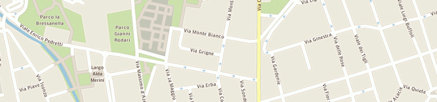 Mappa della impresa legorini luigi a MILANO