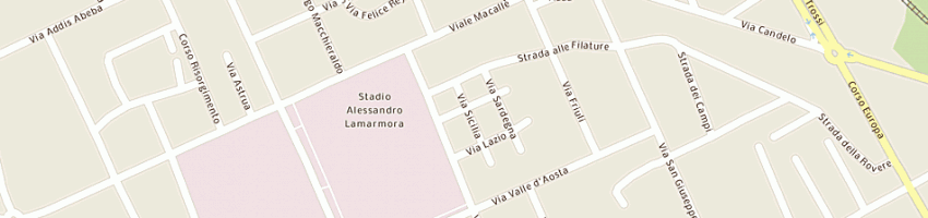 Mappa della impresa federazione autonoma italiana lavoratori postelegrafonici a BIELLA