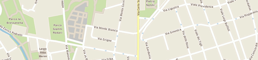 Mappa della impresa calcinati linea marmo snc a CUSANO MILANINO