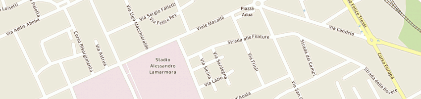 Mappa della impresa fabbris romano a BIELLA