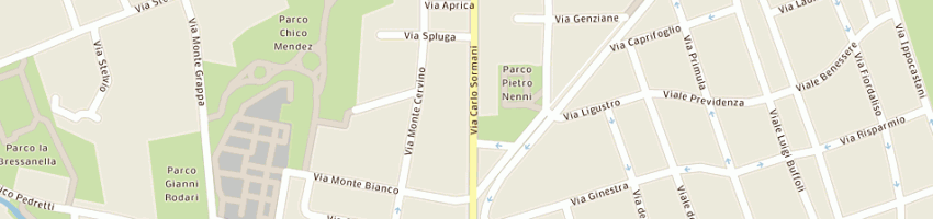 Mappa della impresa itelcit di generelli bruno a CUSANO MILANINO