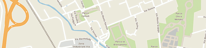 Mappa della impresa il tropico arl a MILANO