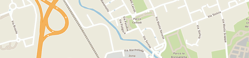Mappa della impresa tazzoli marco ettore a MILANO