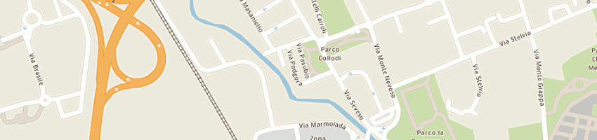Mappa della impresa perosino anna a MILANO