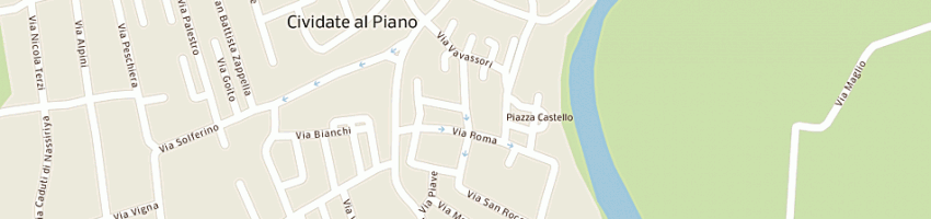 Mappa della impresa poli giuseppe a CIVIDATE AL PIANO