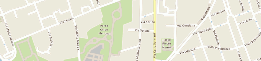 Mappa della impresa brignone alberto a CUSANO MILANINO