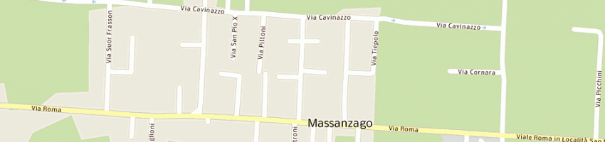 Mappa della impresa sa clean di cuogo stefania a MASSANZAGO