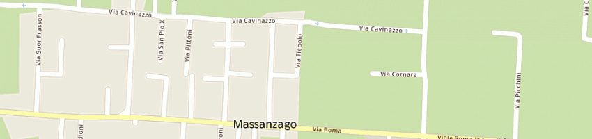 Mappa della impresa rigo alessandro a MASSANZAGO