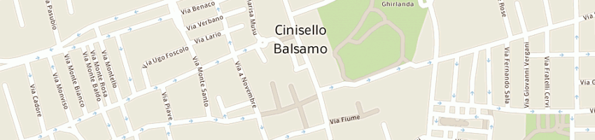 Mappa della impresa comune di cinisello balsamo a CINISELLO BALSAMO