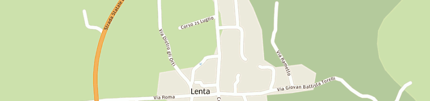 Mappa della impresa municipio a LENTA