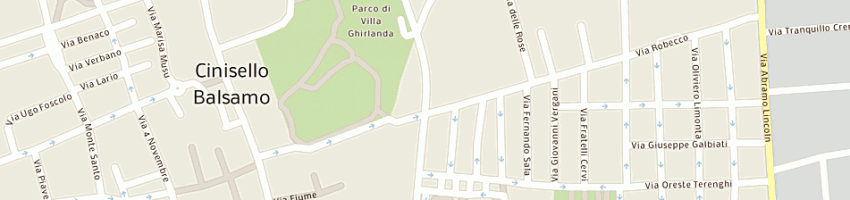 Mappa della impresa palladini pietro a CINISELLO BALSAMO
