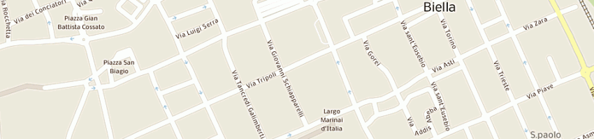 Mappa della impresa istituto scaterina suore sgiuseppe a BIELLA