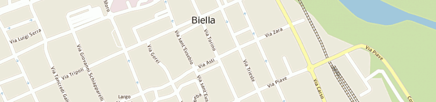 Mappa della impresa cucco giorgio a BIELLA