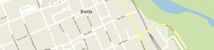 Mappa della impresa simonetti paola a BIELLA