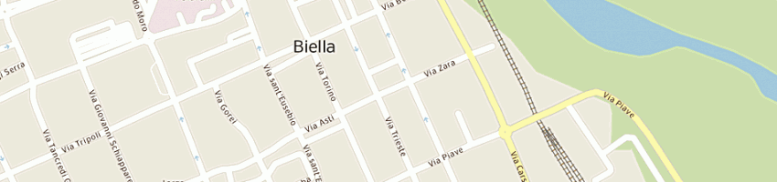Mappa della impresa bar luana a BIELLA