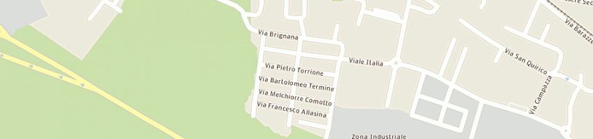 Mappa della impresa giardina franco a VIGLIANO BIELLESE