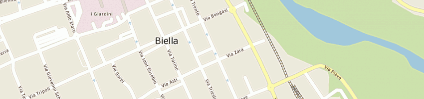 Mappa della impresa oleari luciano a BIELLA