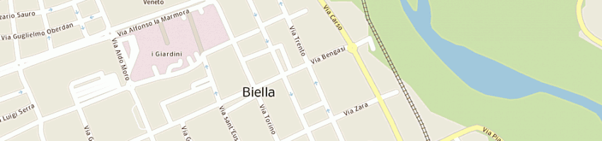 Mappa della impresa inpdap a BIELLA