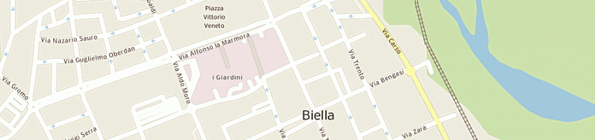 Mappa della impresa santabarbara a BIELLA