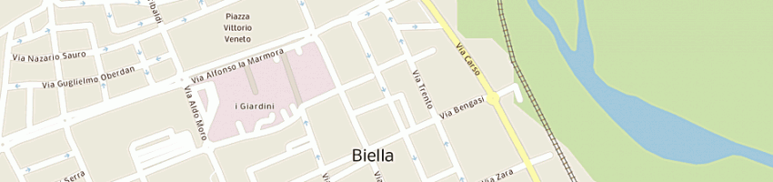 Mappa della impresa bernero - barazzotto srl a BIELLA