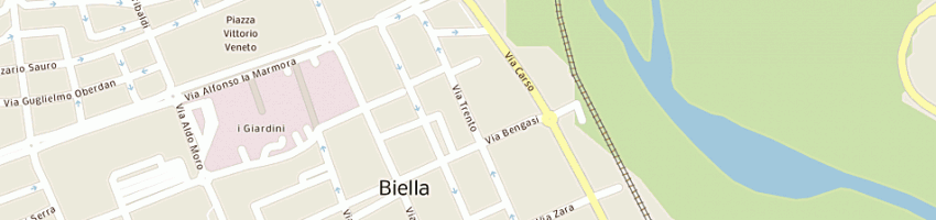 Mappa della impresa rag galbiati gianpaolo mediatore immobiliare a BIELLA
