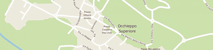 Mappa della impresa peretto adelchi a OCCHIEPPO SUPERIORE