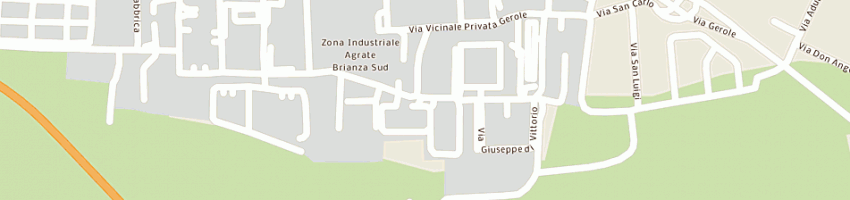 Mappa della impresa a c l srl a CAPONAGO