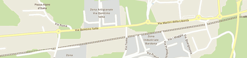 Mappa della impresa bar caffe' del rosso a CERRETO CASTELLO