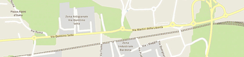 Mappa della impresa gasoline road bar a CERRETO CASTELLO