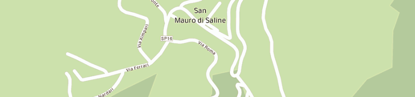 Mappa della impresa pizzeria al gufo virginio a SAN MAURO DI SALINE
