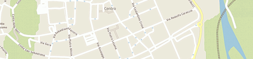 Mappa della impresa centro ottico reverchon srl a BIELLA