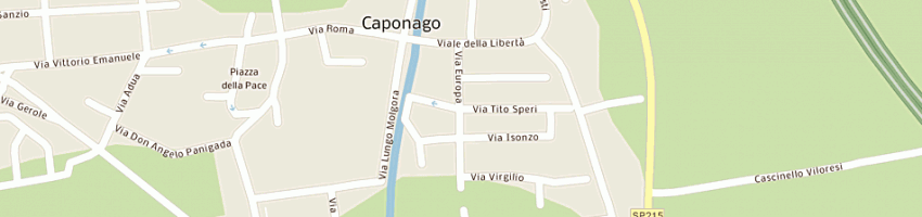 Mappa della impresa gom di cerri e giglio snc a CAPONAGO