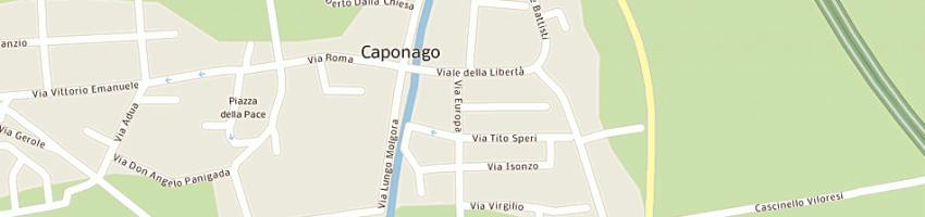 Mappa della impresa motta e parma a CAPONAGO