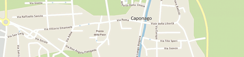 Mappa della impresa brambilla filippo a CAPONAGO