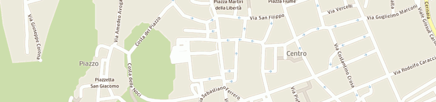 Mappa della impresa calabrese vincenzo a BIELLA