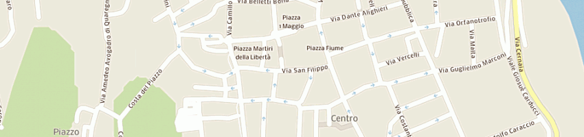 Mappa della impresa congregazione dell'oratorio di s filippo a BIELLA