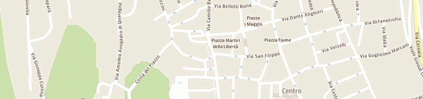 Mappa della impresa piana elena a BIELLA