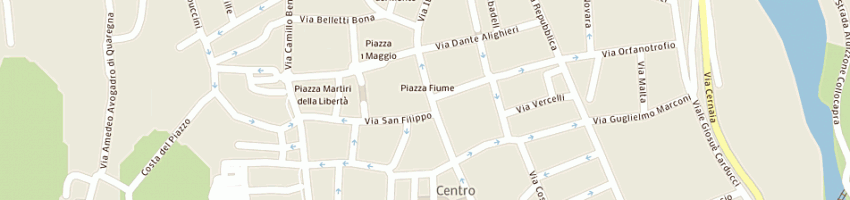 Mappa della impresa intrecci di tosetto luciana a BIELLA