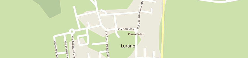 Mappa della impresa municipio - biblioteca a LURANO