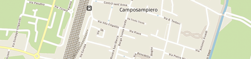 Mappa della impresa carabinieri a CAMPOSAMPIERO