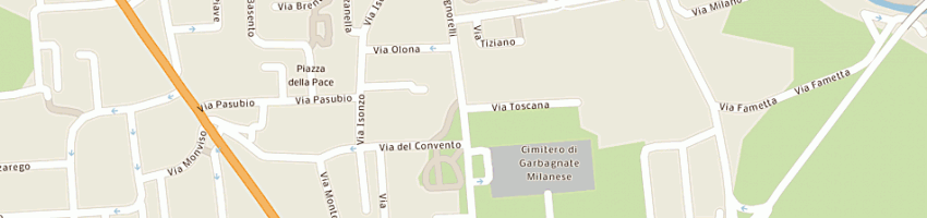 Mappa della impresa guida fausto snc di guida roberto e c a GARBAGNATE MILANESE