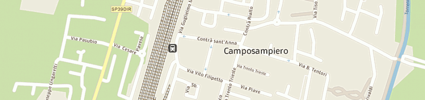 Mappa della impresa patella gianantonio a CAMPOSAMPIERO