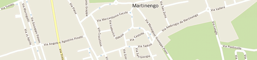 Mappa della impresa pessoni giorgio a MARTINENGO